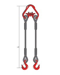 Строп канатный двухвевой 2СК